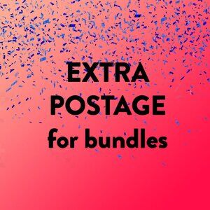 Extra postage for bundles